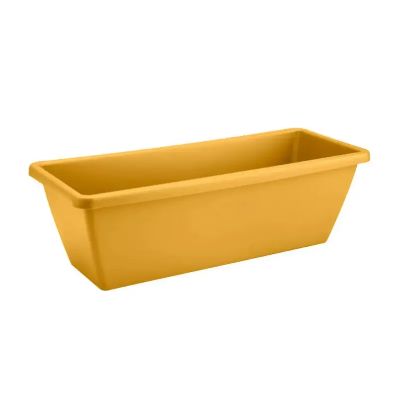 Balconnière en polypropylène jaune miel Elho Barcelona – 49 x 19 x 16 cm Nouveauté