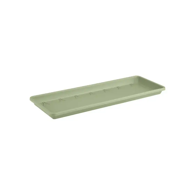 Soucoupe de balconnière en plastique vert pistache Elho Barcelona – 40 cm Achat Immédiat
