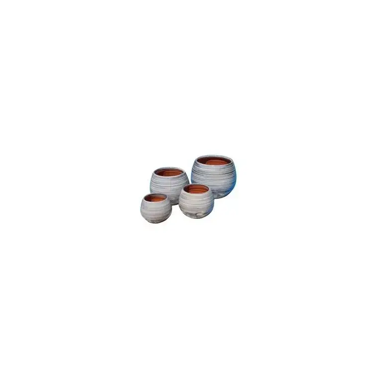 Populaire Pot en terre émaillée marron Châtaigne Les Poteries d&rsquo;Albi Cancale – Ø 17 x H 17 cm