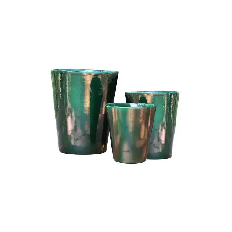 Vente Directe Pot en terre émaillée vert Jade Les Poteries d’Albi Sydney – Ø 33 x H 35 cm