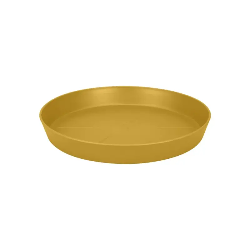 Soucoupe ronde en plastique recyclable jaune miel Elho Loft Urban – Ø 20,4 cm Petit Prix