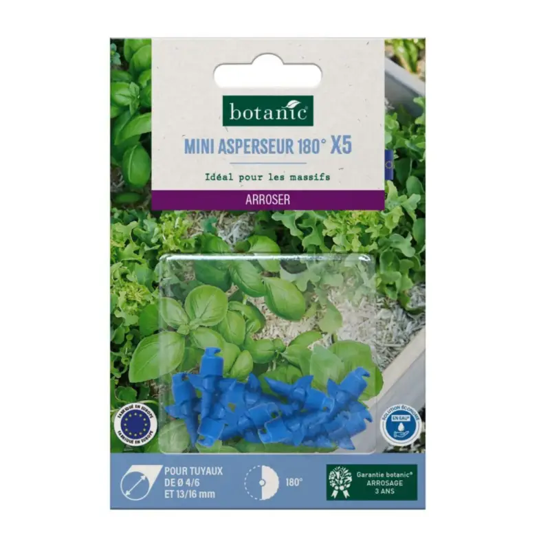 5 mini asperseurs 180 ° botanic® – Arrosage goutte à goutte Vente Flash