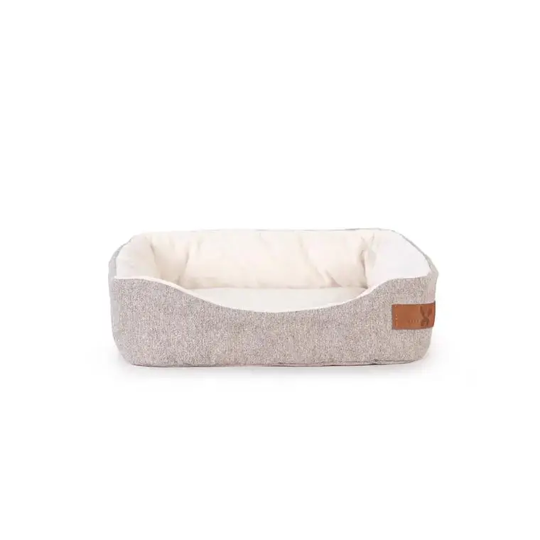 Corbeille douillette pour petit mammifère coloris beige Taille M Bubimex – 26 x 19 x 8 cm Haute Qualité