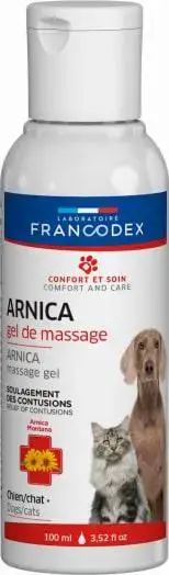 Gel de massage à l&rsquo;arnica pour chien et chat Francodex – 100 ml Authentique