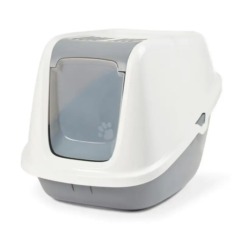 Maison de toilette pour chat Nestor Giant coloris blanc en plastique Petit Prix
