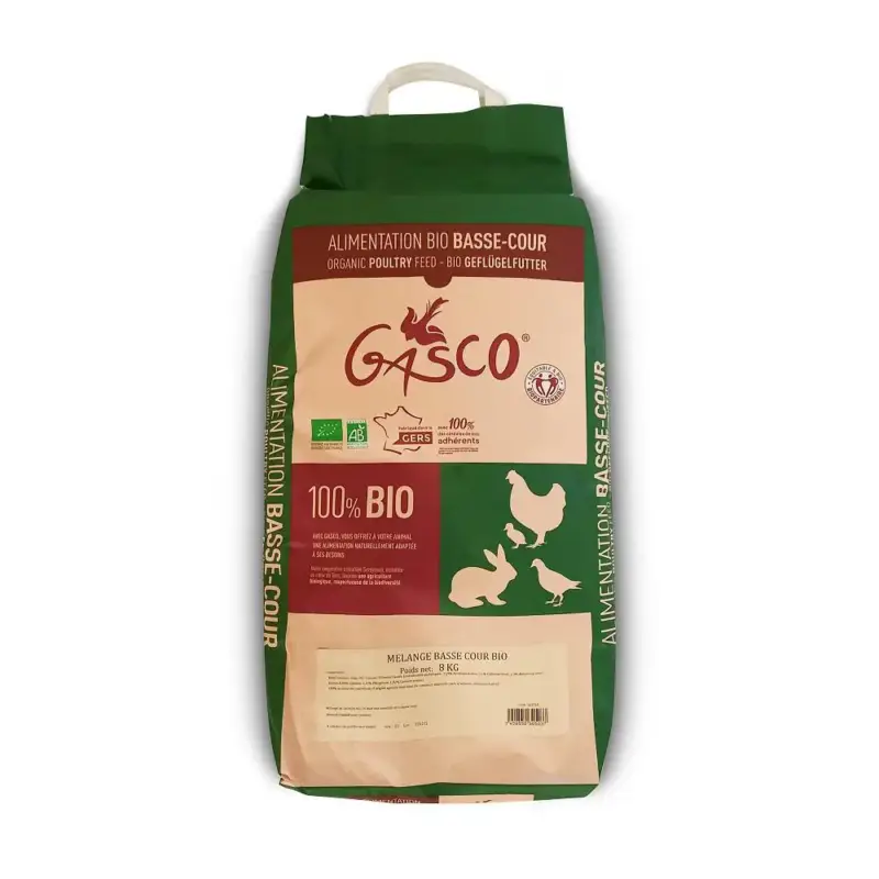 Bon Marché Mélange basse cour bio Gasco – 8 kg