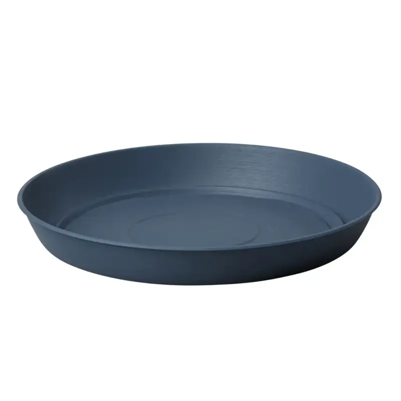 Soucoupe bleu jean pour pot Poetic Joy 35 – Ø 26,6 x H 3,4 cm Nouveauté
