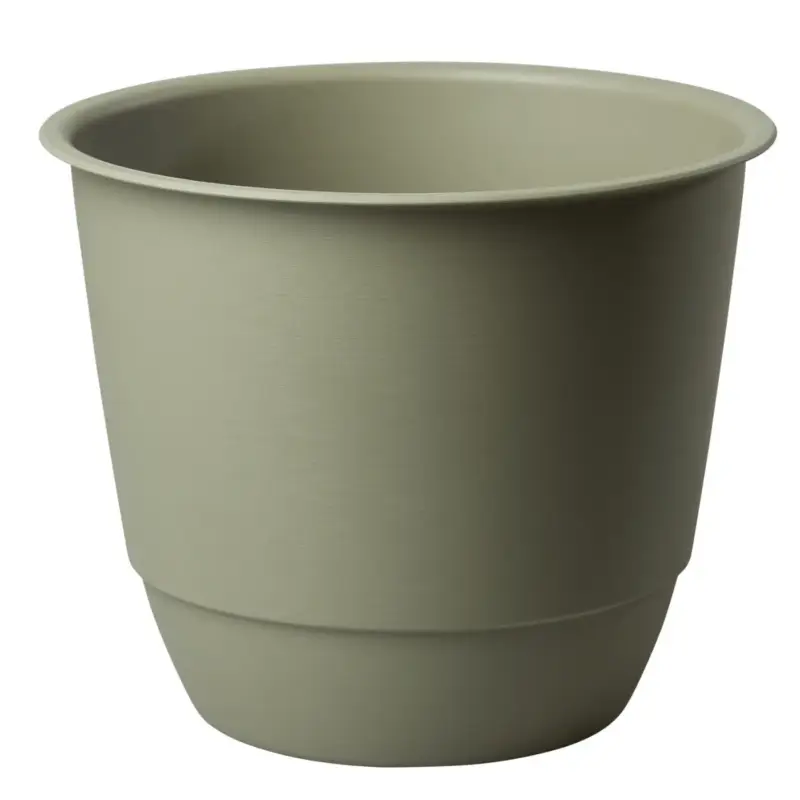 Meilleure Vente Pot en matière recyclée coloris vert kaki Poetic Joy 40 – Ø 38,6 x H 31,2 cm