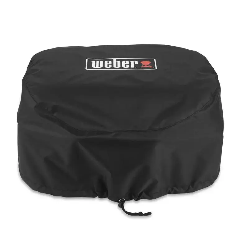 Housse premium en polyester noire pour barbecue Weber Lumin – 51,5 x 47 cm Meilleur Choix