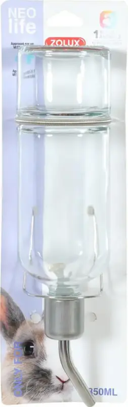 Biberon en verre pour lapins et cochons d’inde Zolux – 350 ml Vente Flash