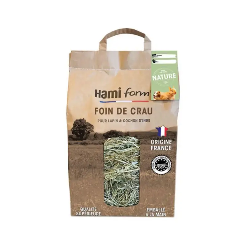 Foin de Crau pour lapin, cochon d&rsquo;Inde et autres animaux Hamiform – 8,5 L Prix Bas