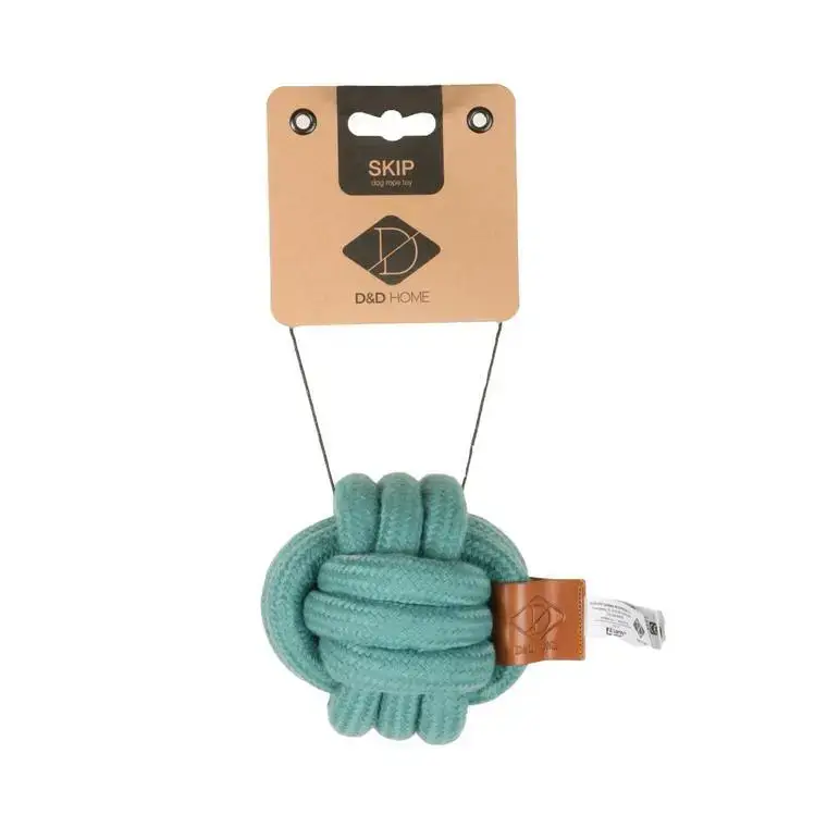 Petit Prix Jouet pour chien balle en corde D&D Home Skip taille S – Ø 9,5 cm