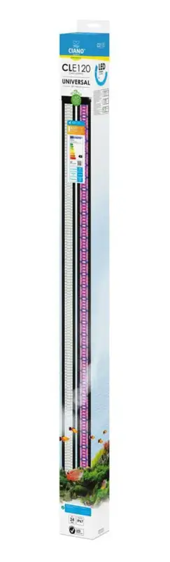 Bon Plan Rampe LED pour aquarium coloris blanc Ciano – 120 cm