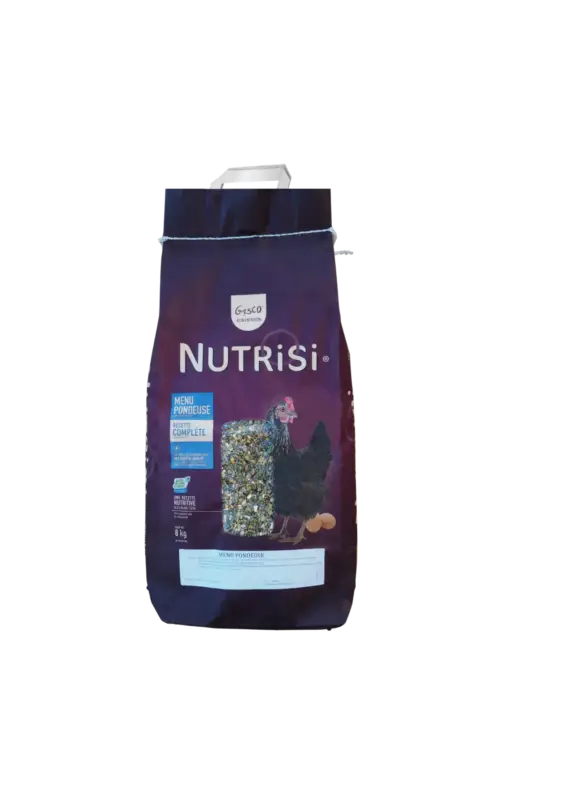 Promotion Saisonnière Aliment pour poules mélange de céréales Gasco Nutrisi menu pondeuse – 8 kg
