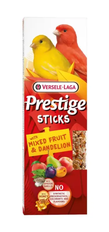 Friandises pour canaris Versele Laga Prestige Sticks Mélange de Fruits & Pissenlit – 2 x 30 g Commande En Gros