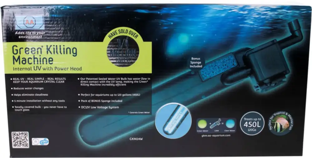 Stérilisateur UV 24W pour aquarium coloris noir Antinea Promotion