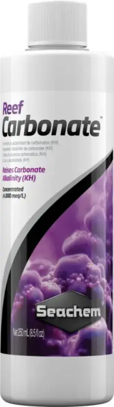 Supplément exclusif de sel concentré pour aquarium récifal Seachem Reef Carbonate – 250 ml Prix Promo