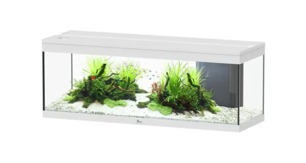 Meilleure Vente Aquarium coloris blanc Aquatlantis Prestige LED 2.0 170 L – 120 x 40 x 45 cm