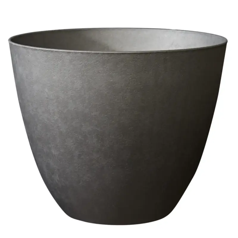 Pot en matière recyclée coloris ardoise Poetic Elément conique 8,7 L – Ø 25 x H 24 cm Expédié Aujourd&rsquo;hui