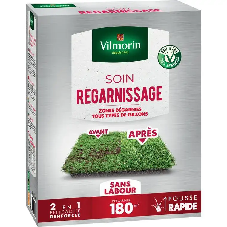Solde Soin regarnissage Universel express pour gazon 2 en 1 – Boîte 3 kg