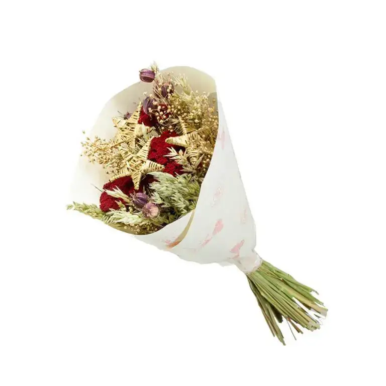 Bouquet de fleurs artificielles Dandy Noël coloris multicolore – 50 cm Super Prix