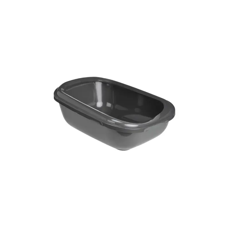 Pas Cher AniOne Bac à Litière pour chat Mega Tray L gris foncé