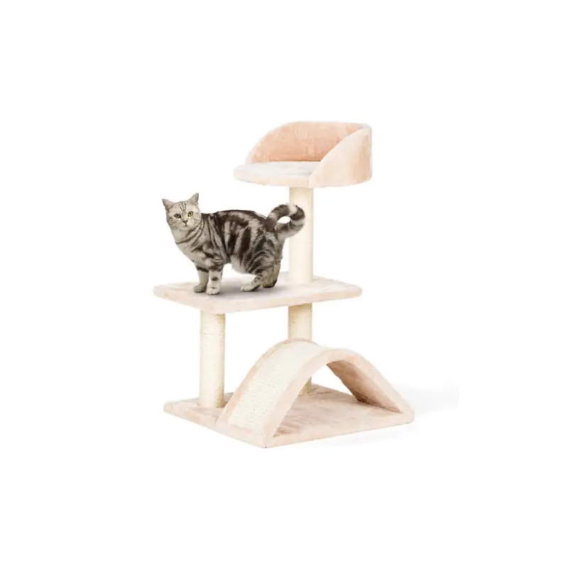 Soldes FIT+FUN Arbre à chat beige