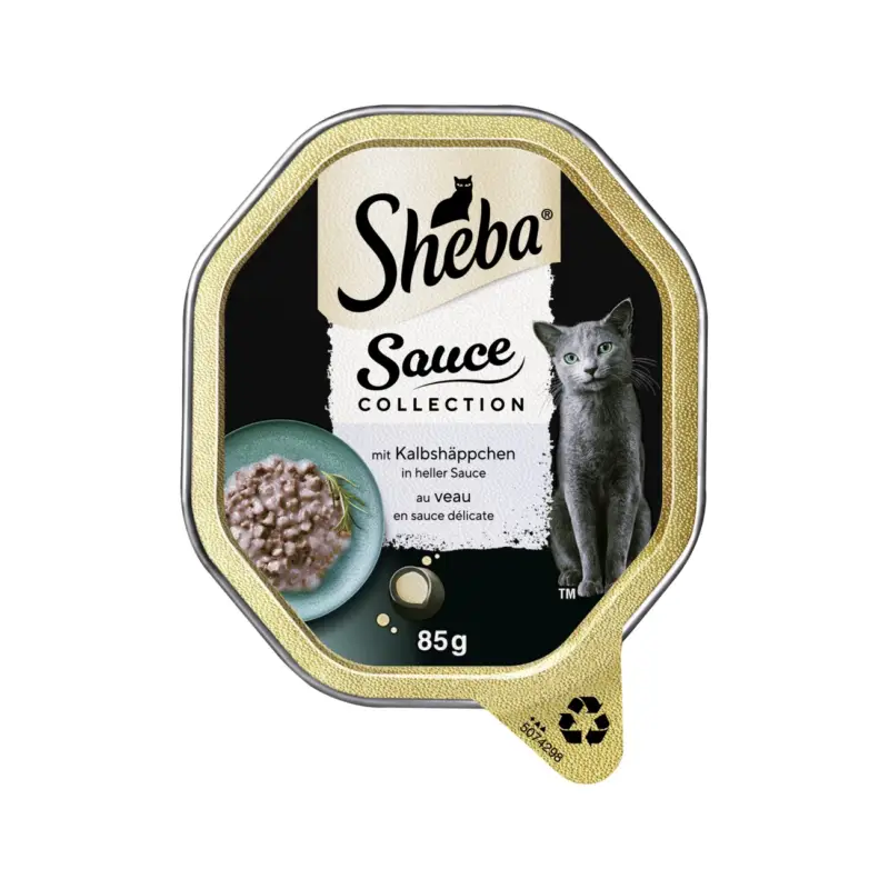 Sheba Collection de sauces avec morceaux de veau 22×85 g Offre Du Jour