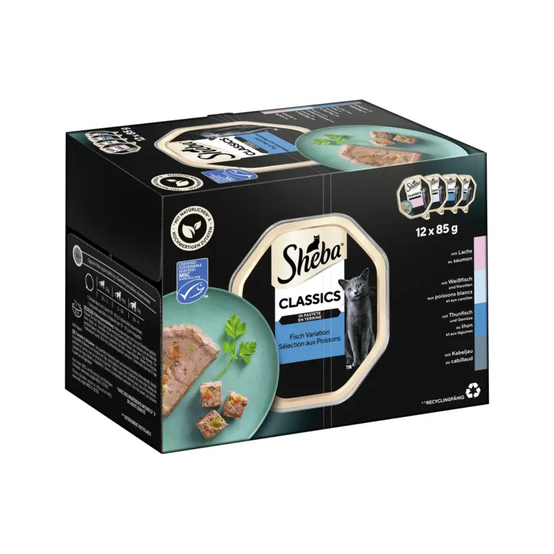 Commander Maintenant Sheba Classics en pâté 12x85g
