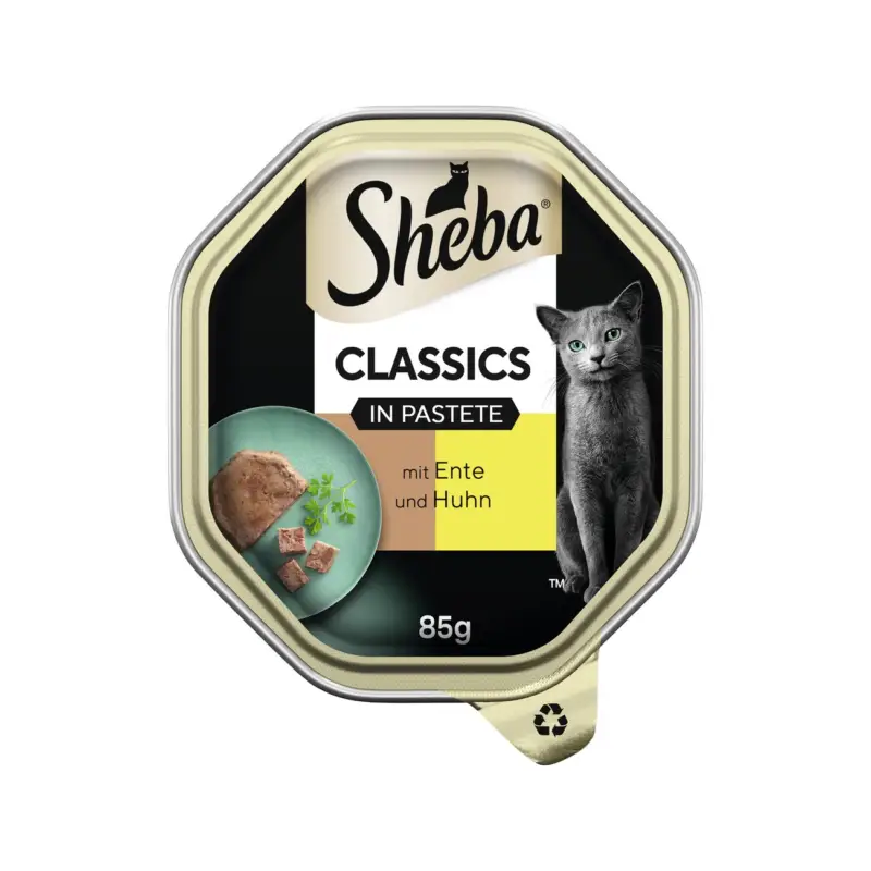 Sheba Classics en pâté 22x85g avec canard et poulet 22×85 g Achetez Aujourd&rsquo;hui