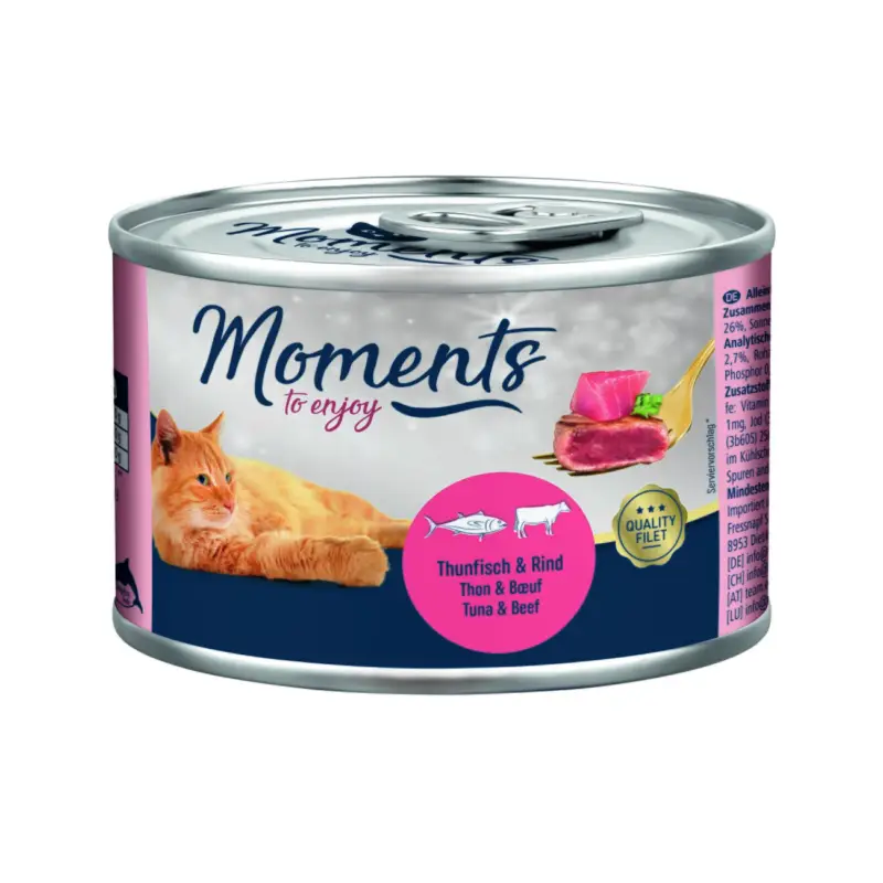 Seulement Aujourd&rsquo;hui MOMENTS Adult Thon et bœuf 6×140 g