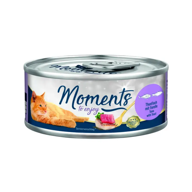 Prix Bas MOMENTS Adult Thon à la Truite 12×70 g