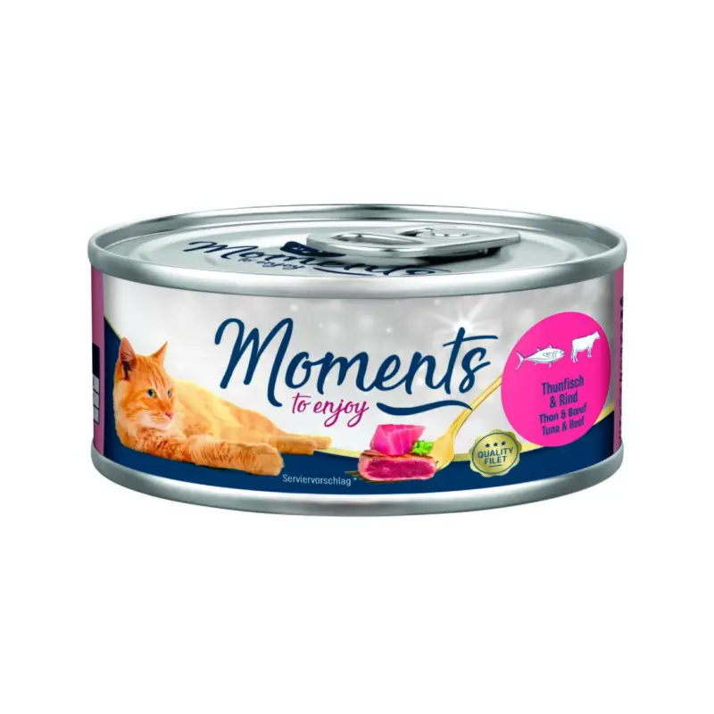 Bon Marché MOMENTS Adult Thon et bœuf 12×70 g