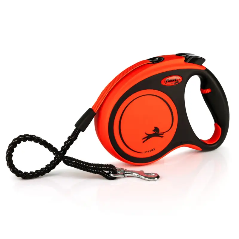 Flexi XTREME Laisse à enrouleur orange/noir M, 5 m Solde