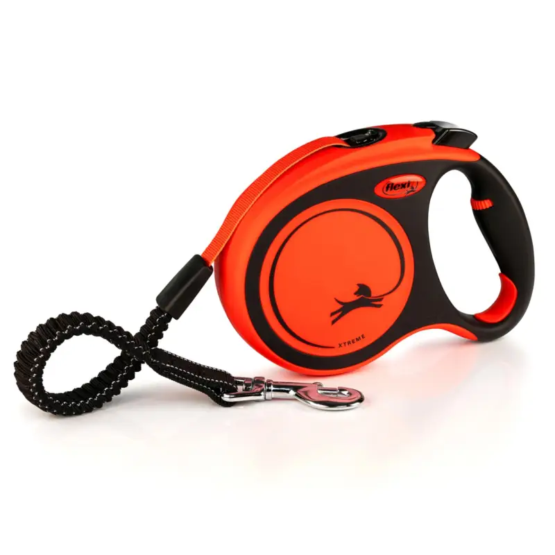 Flexi XTREME Laisse à enrouleur orange/noir L, 5 m Petit Prix