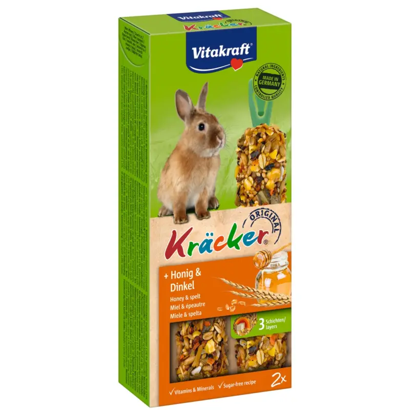 Livraison Express Vitakraft Cracker Lapins nains 3 x 2 pièces