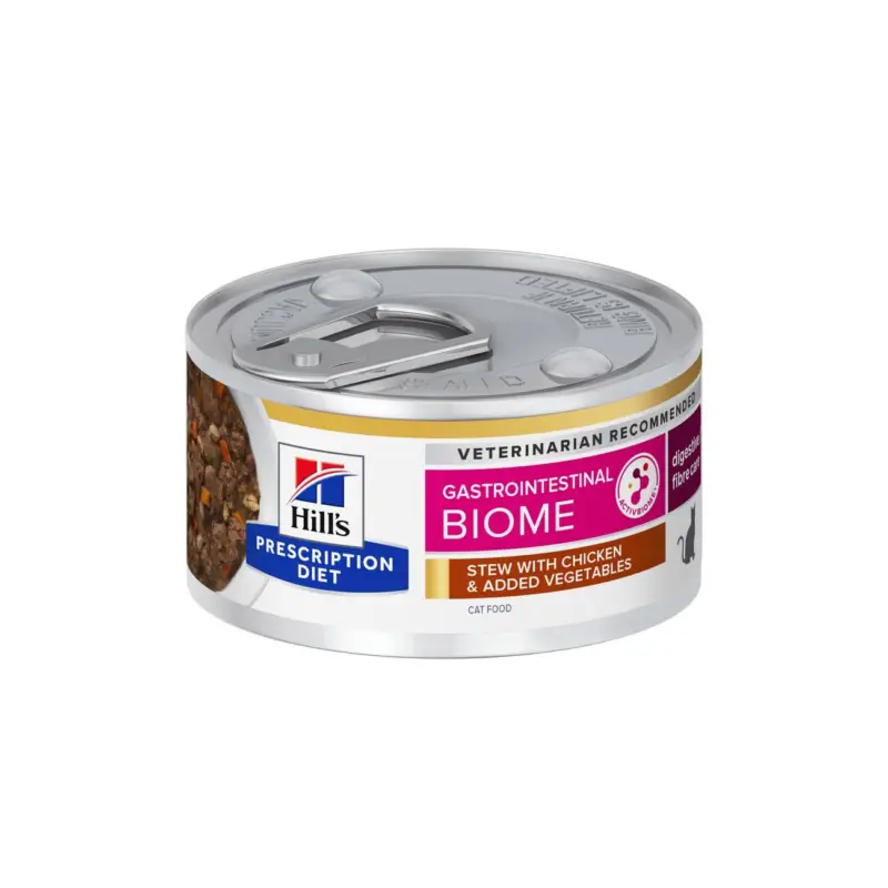 Hill's Prescription Diet Gastrointestinal Biome Ragoût au Poulet et aux Légumes 24×82 g Authentique