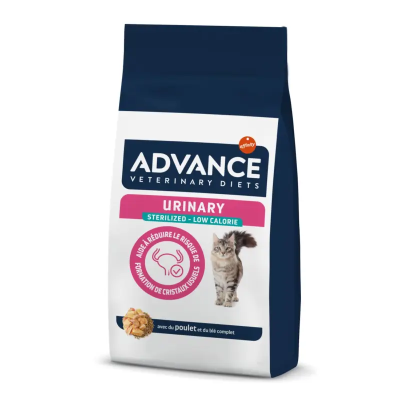 ADVANCE Veterinary Diets Sterilized Urinary Low Calorie 7,5 kg Promotion Saisonnière