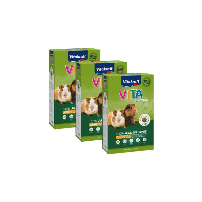 Livraison Express Vitakraft Vitacraft Vita Special Adulte Cochon d’Inde 600 g 3×600 g