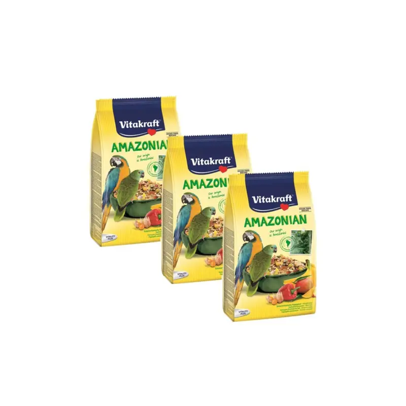 Vitakraft Nourriture d’origine Amazonian Amazones 750 g 3×750 g Affaire À Saisir