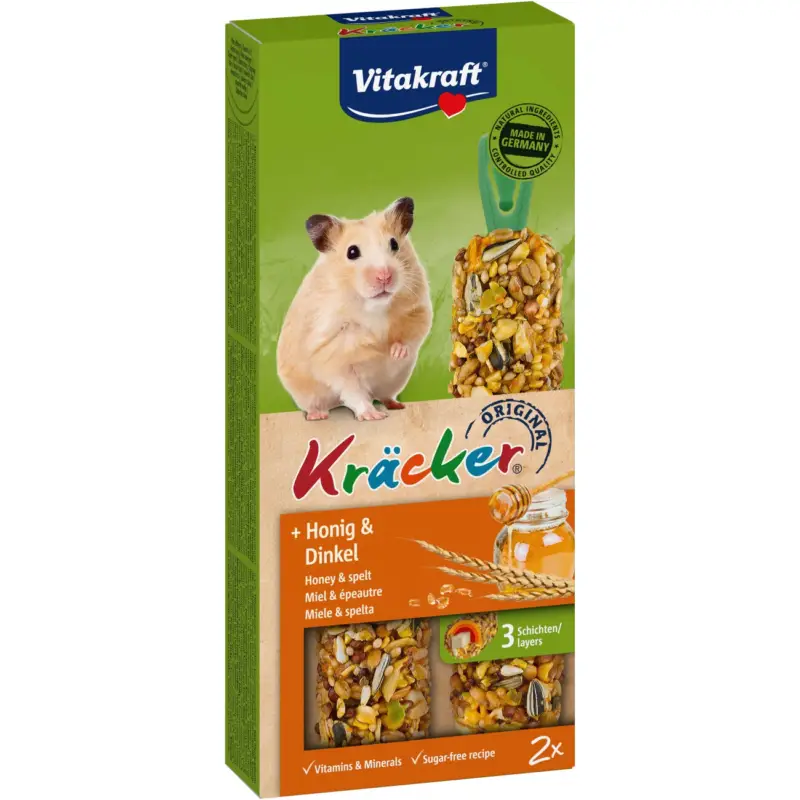 Vitakraft Cracker Hamster 3 x 2 pièces Populaire