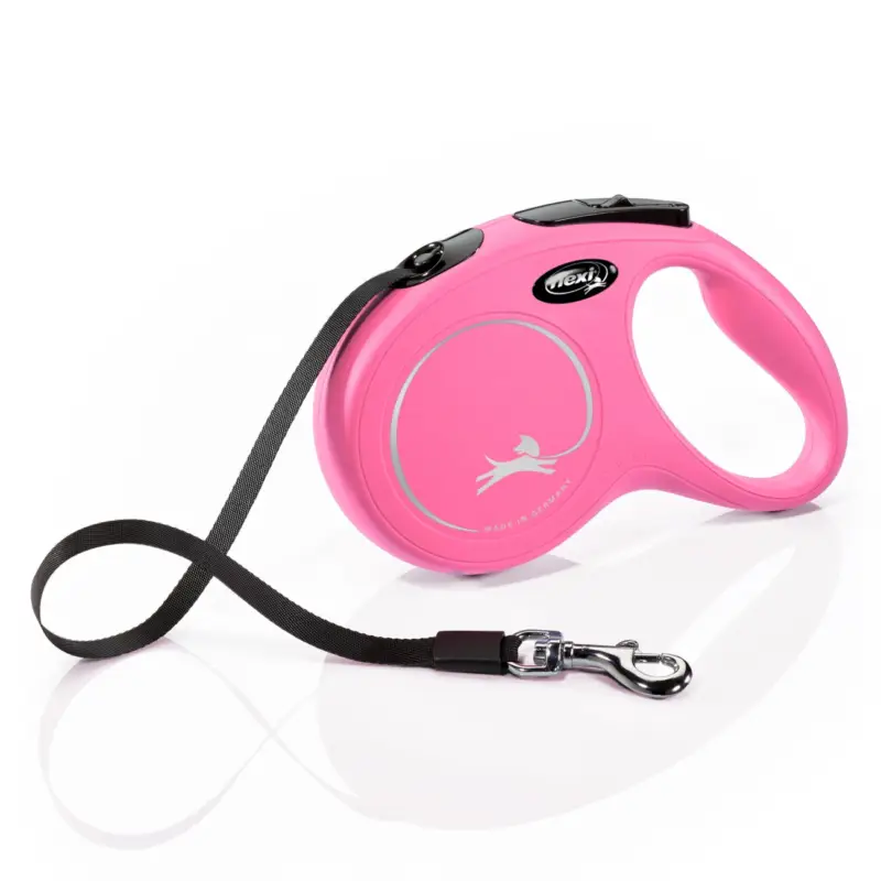 Flexi Laisse New Classic rose M, 5 m, 25 kg Prix Réduit