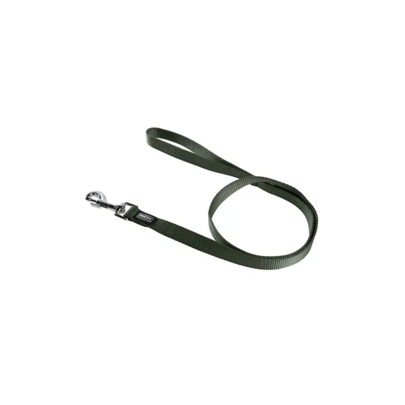 Soldes AniOne Laisse courte Classic en nylon vert foncé vert M