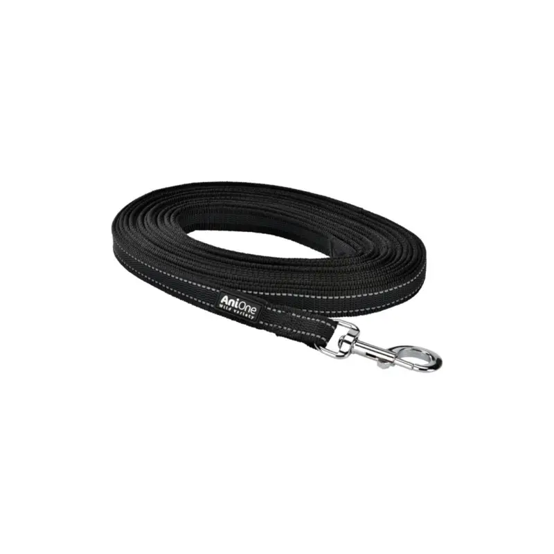 AniOne ANIO Laisse noir 10 m Vente Flash