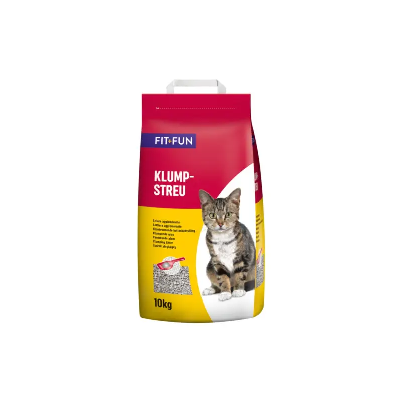FIT+FUN Litière agglomérante pour chats 10 kg Meilleur Prix