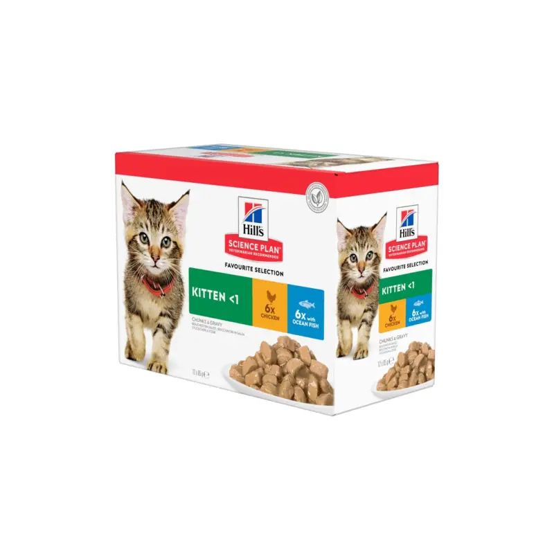 Prix Bas Hill's Science Plan Kitten Multipack Poulet et poisson 12×85 g
