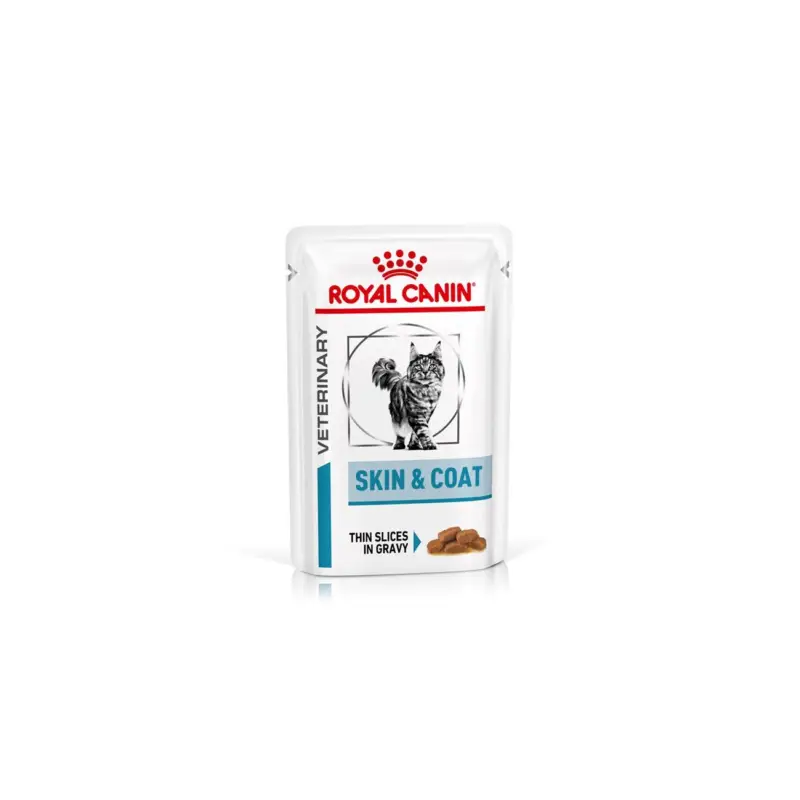 Petit Prix ROYAL CANIN Veterinary Skin & Coat Chat 12 x 85 g
