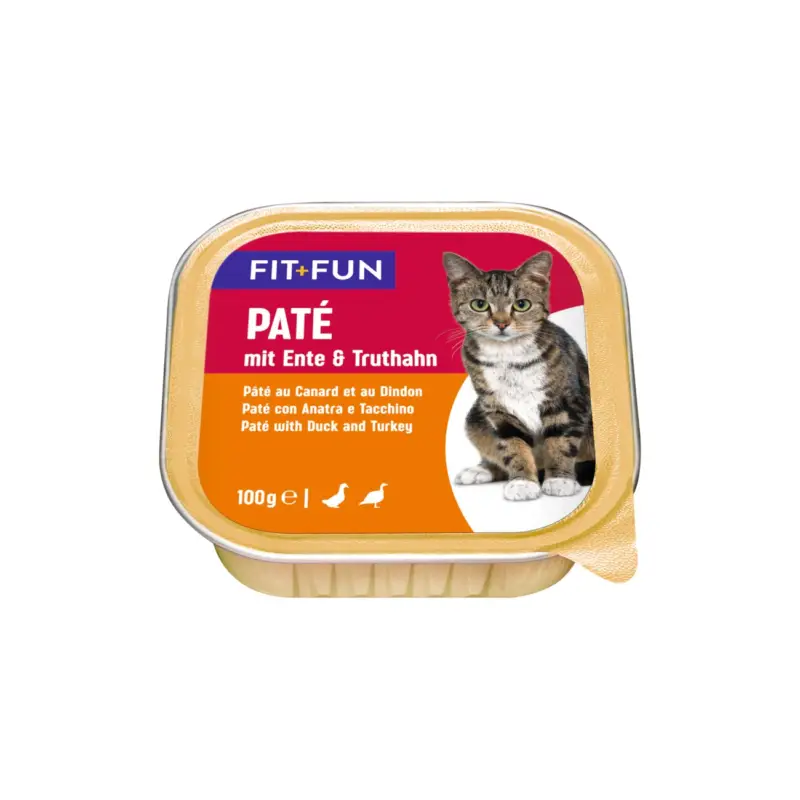 Livraison Express FIT+FUN Adult Paté Canard et dinde 32×100 g