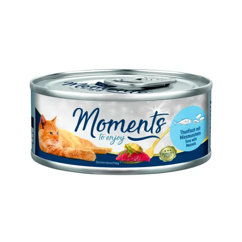 Expédié Aujourd&rsquo;hui MOMENTS Adult Thon et moules 48×70 g