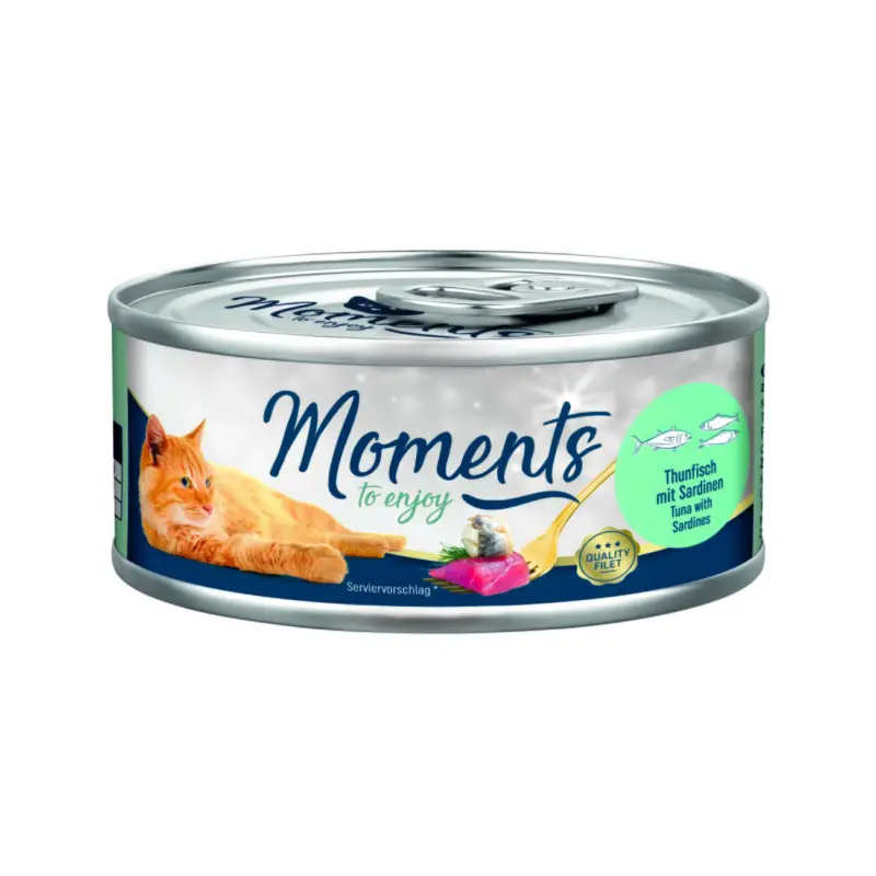 Prix Cassé MOMENTS Adult Thon aux sardines : 24×70 g